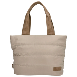Zebra Trends Elske shopper licht taupe