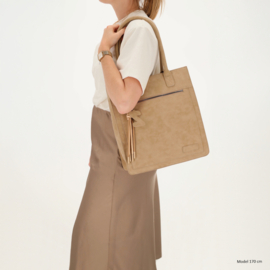 Zebra Trends Rosalyn shopper zand