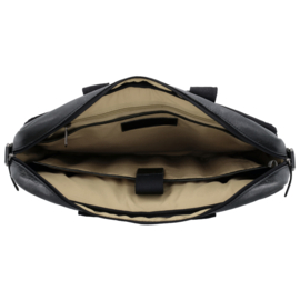Hide & Stitches Next Navajo laptoptas zwart