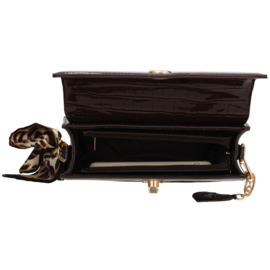 Charm London knightsbridge handtas donker bruin