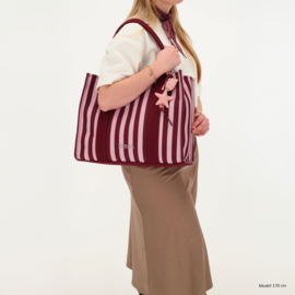 Zebra Trends Mira shopper bordeaux