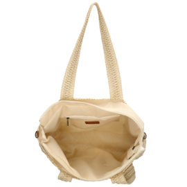 Zebra Trends Shirley shopper licht natuur