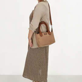 Charm London Buckingham handtas taupe