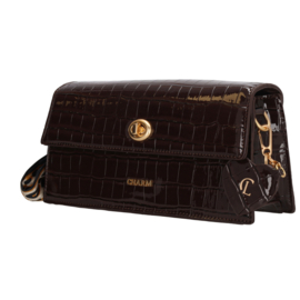 Charm London knightsbridge handtas donker bruin