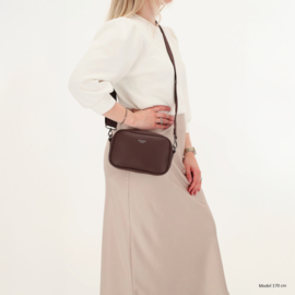 Charm London Mullberrry street crossbodytas  donkerbruin