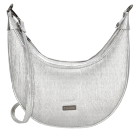 Charm London Kingsway schoudertas zilver