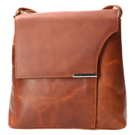 Leather Design schoudertas natural
