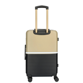 Enrico Benetti Princetown koffer 65 cm zwart-camel