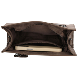 Zebra Trends Rosalyn crossbody tas donkerbruin
