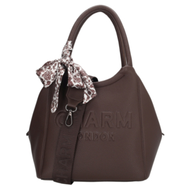 Charm London bond street handtas donker bruin