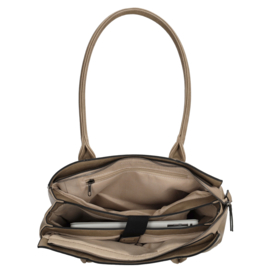 Charm London Dow Gate shopper donker taupe