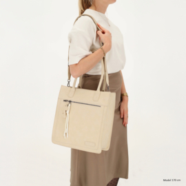 Zebra Trends Rosalyn shopper donker beige