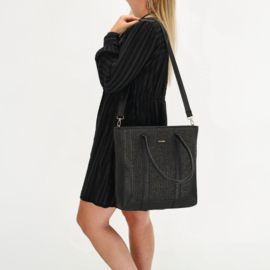 Charm London shopper Hillington zwart