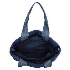 Zebra Trends Elske shopper blauw