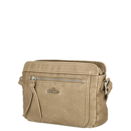 Enrico Benetti Harper schoudertas midden taupe