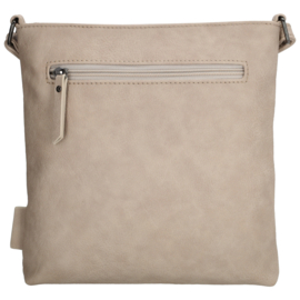 Beagles Cuenca schoudertas licht taupe
