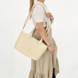 Charm London Buckingham mono shopper creme