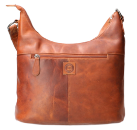 Leather Design schoudertas natural