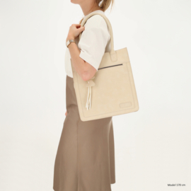 Zebra Trends Rosalyn shopper donker beige