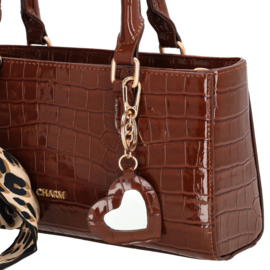 Charm London Knightsbridge handtas bruin