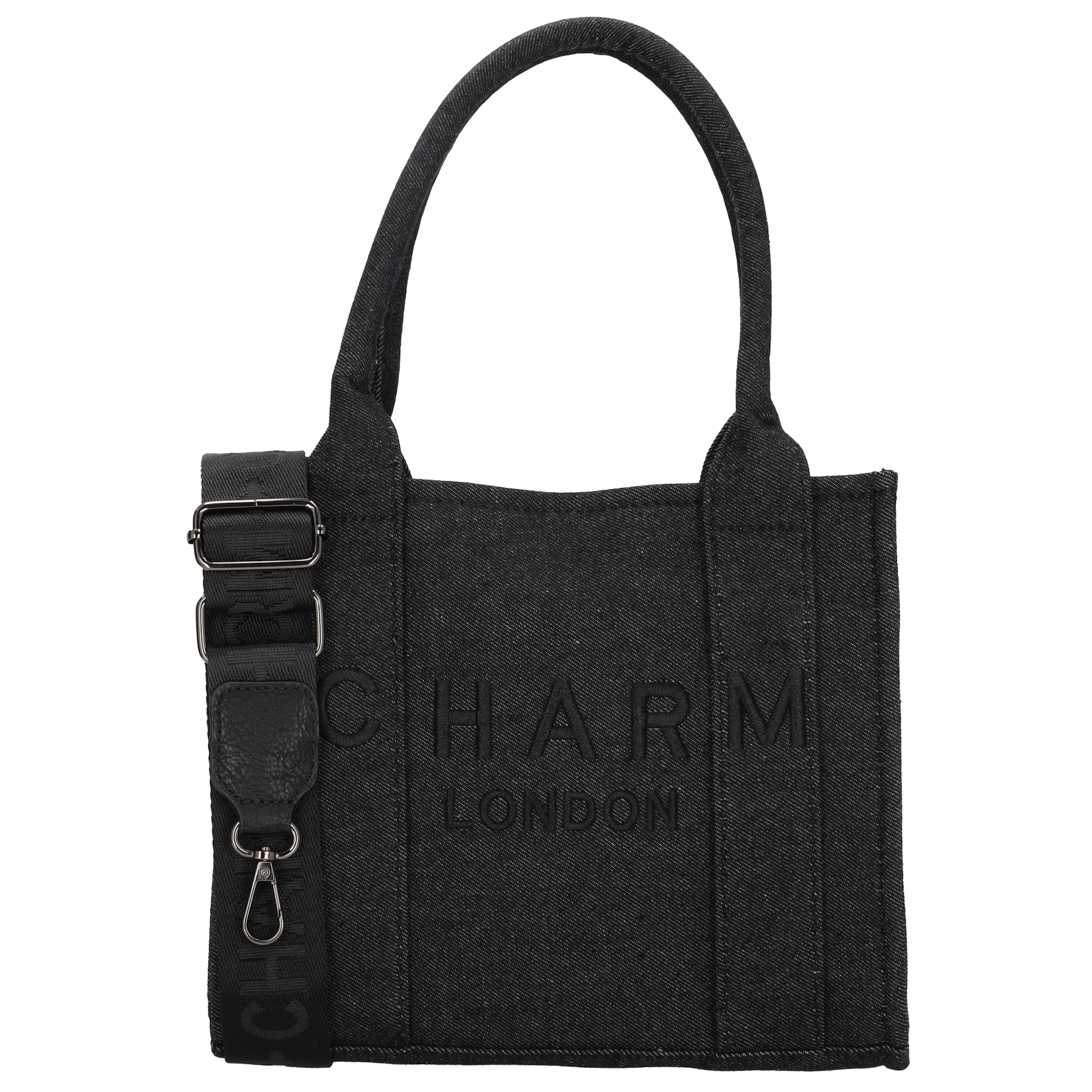 Charm London bond handtas zwart