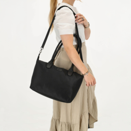 Charm London Buckingham mono shopper zwart