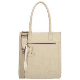 Zebra Trends Rosalyn shopper donker beige