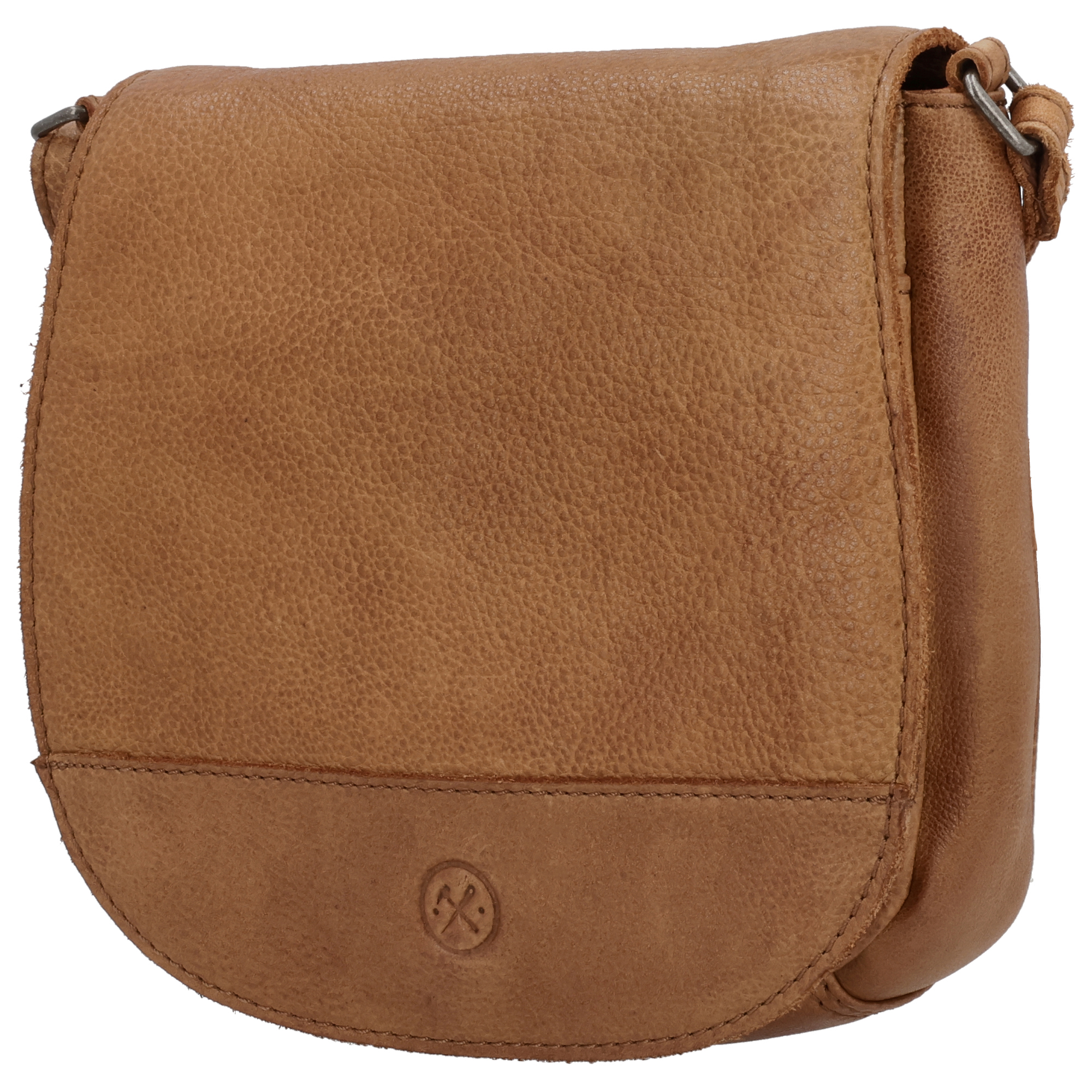 Hide & Stitches Paint Rock schoudertas cognac
