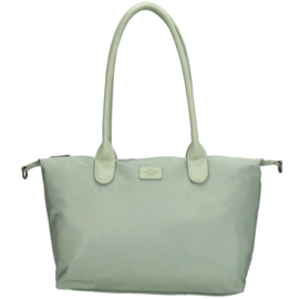 Charm London Buckingham mono shopper licht groen