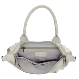 Charm London Buckingham mono handtas licht grijs