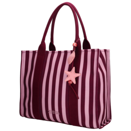 Zebra Trends Mira shopper bordeaux