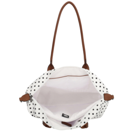 Charm London Buckingham handtas stippen zwart wit