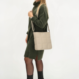 Charm London Manchester schoudertas licht taupe