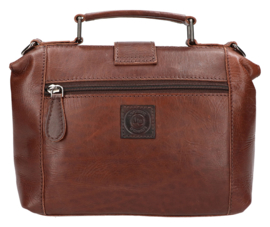 Leather Design doctor's bag donker bruin