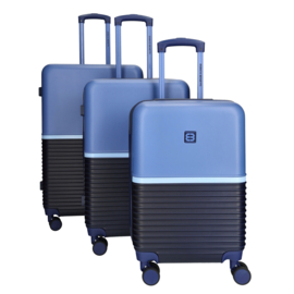 Enrico Benetti Princetown koffer 75 cm donkerblauw