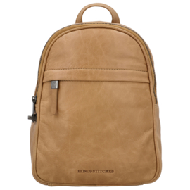 Hide & Stitches Porto lederen handtas taupe