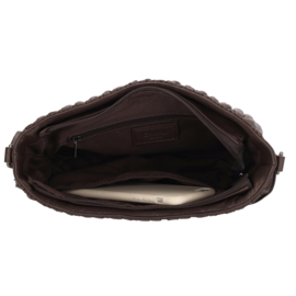 Charm London West End schoudertas donker bruin