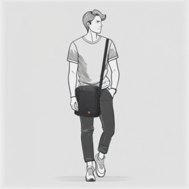 Enrico Benetti Berlin schoudertas zwart