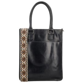Hide & Stitches Next Navajo shopper zwart