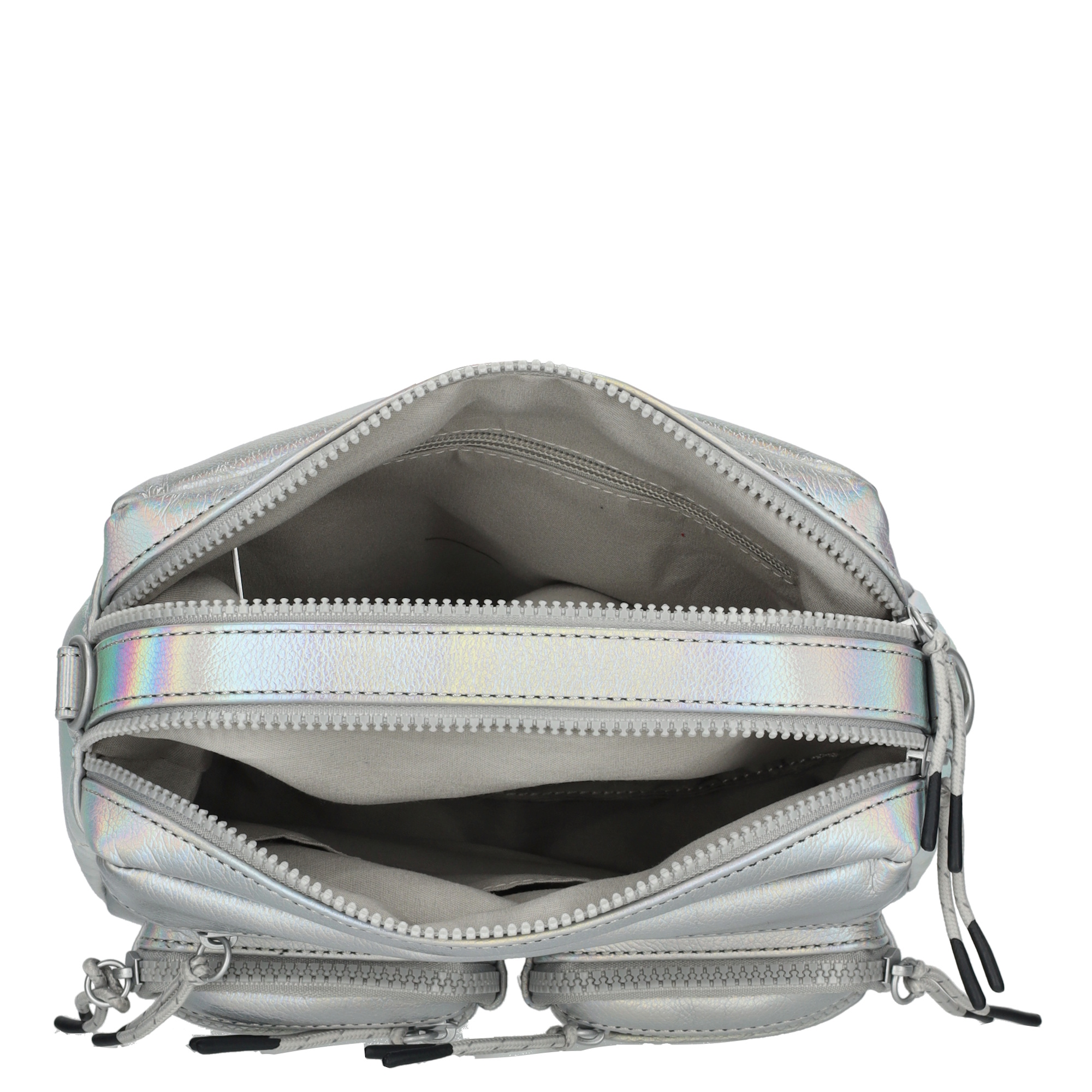 Enrico Benetti Celine crossbody tas zilver