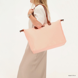 Charm London Buckingham handtas stippen licht roze