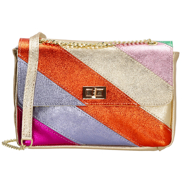 Charm London Anna schoudertas regenboog