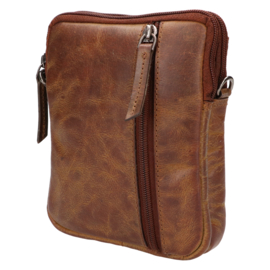 Leather Design schoudertas hunter