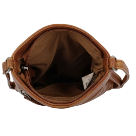 Hide & Stitches Earth schoudertas bruin