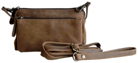 Leather Design schoudertas hunter
