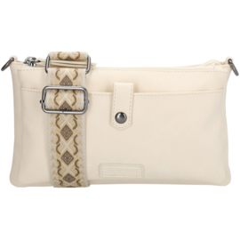 Beagles Malaga schoudertas crème