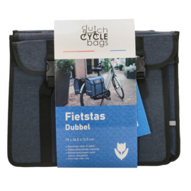 Dutch Cycle bags Classic fietstas blauw