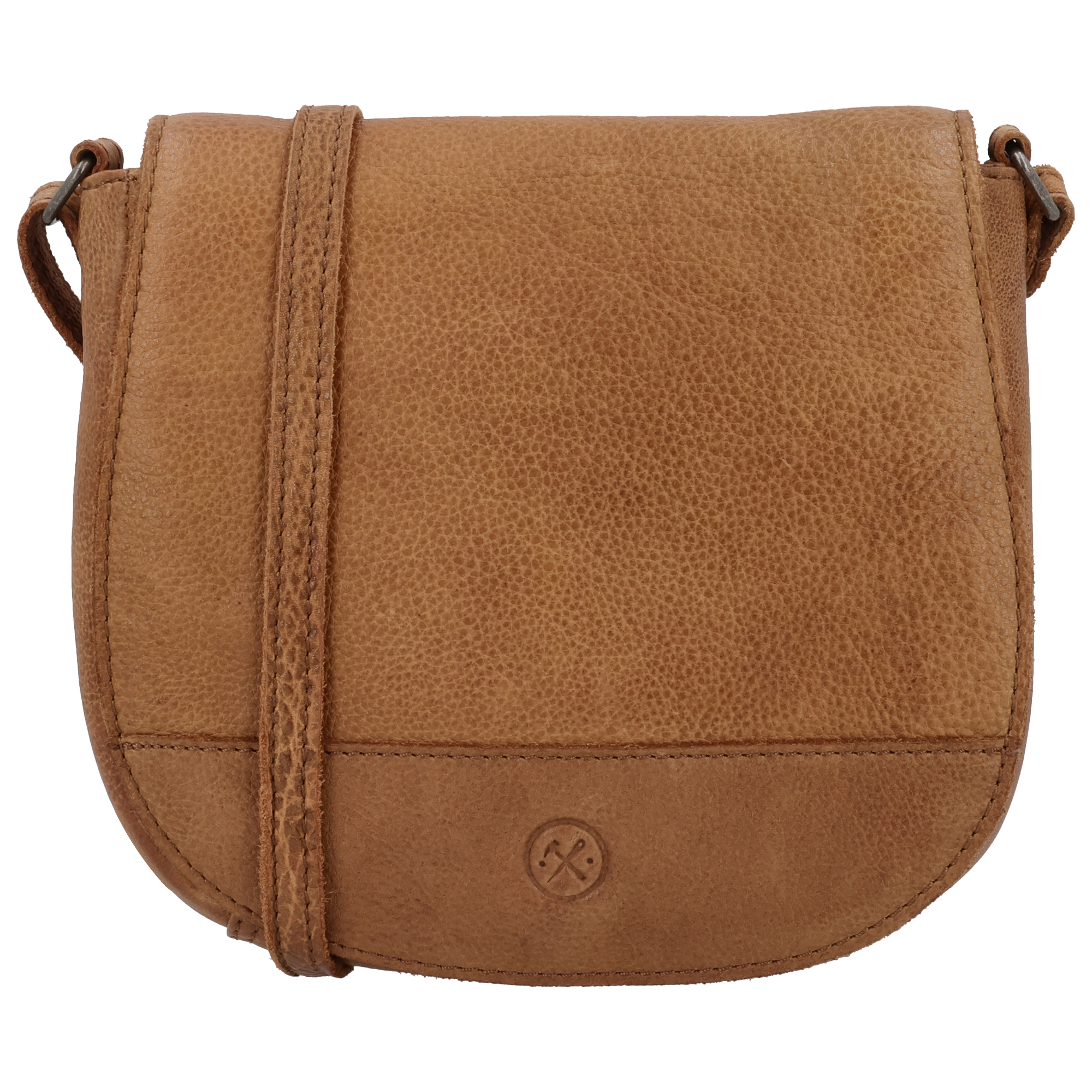 Hide & Stitches Paint Rock schoudertas cognac