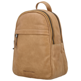 Hide & Stitches Porto lederen handtas taupe