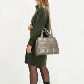 Charm London Manchester shopper pewter